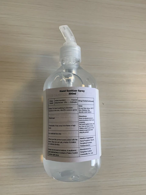 Hand Sanitizer packaging