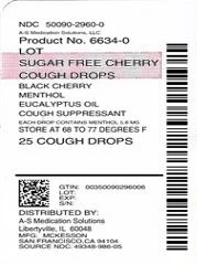 sugar free cherry cough drops 포장