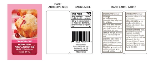 CRANBERRY CAKE packaging