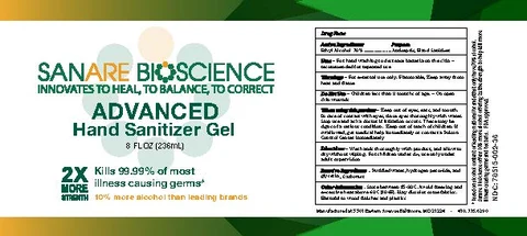 Advanced Hand Sanitizer Gel 포장