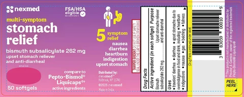 nexmed multi symptom stomach relief 포장