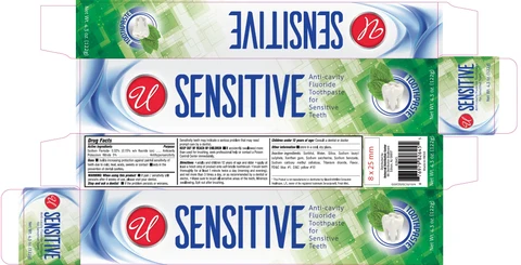 UNIVERSAL SENSITIVE ANTI-CAVITY FLUORIDE 포장