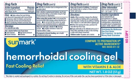 Hemorrhoidal Cooling Gel 포장
