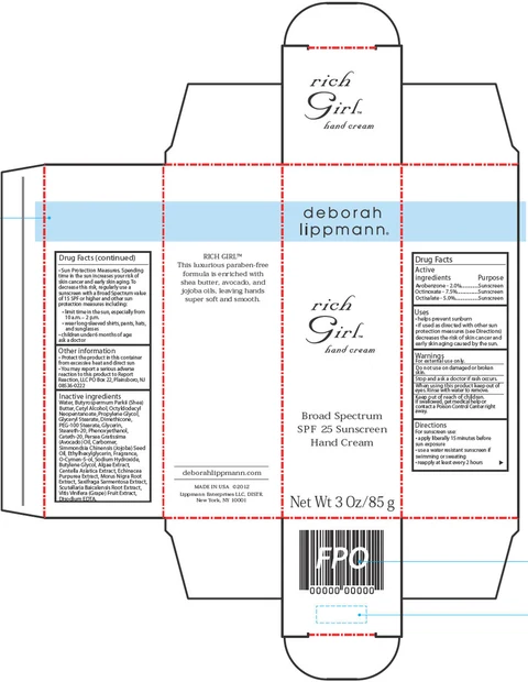 Rich GirlHand packaging