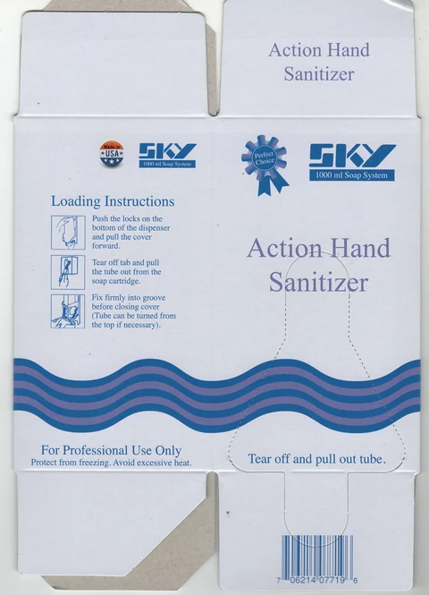 Action Hand Sanitizer 포장