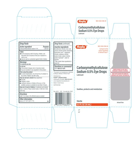 Rugby Carboxymethylcellulose Sodium 0.5% Eye Drops 포장
