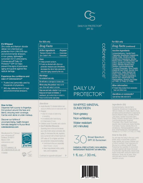 Daily UV Protector SPF 30 Sunscreen 포장
