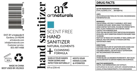 HAND SANITIZER 포장