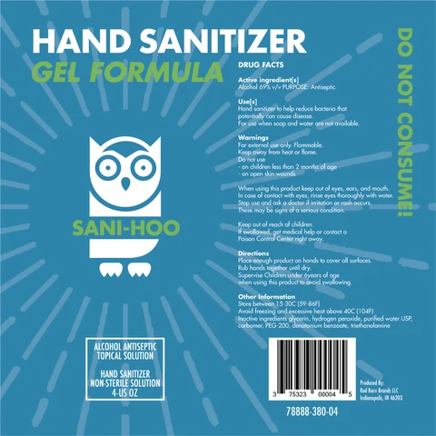 SaniHoo Gel Hand Sanitizer 포장