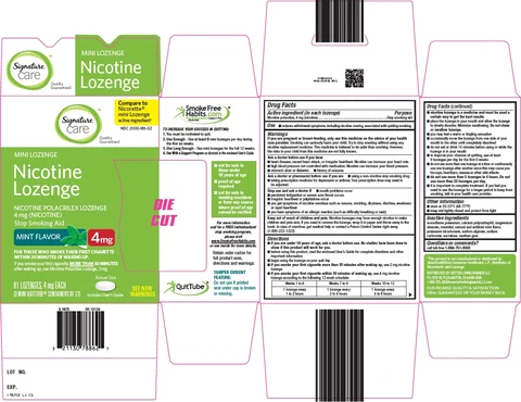 signature care nicotine 포장