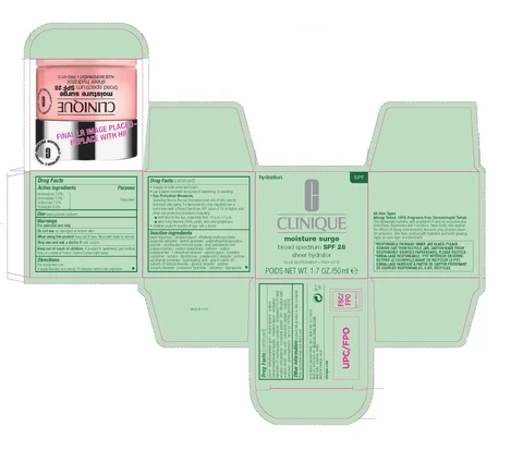 MOISTURE SURGE SPF packaging