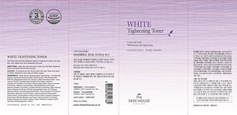 THE SKINHOUSE WHITE TIGHTENING TONER 포장
