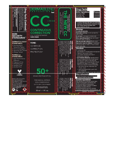Continuous Correction Cream 포장
