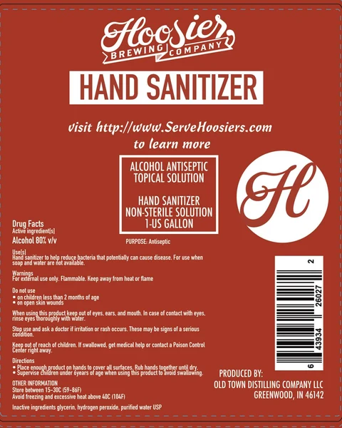 Hanitizer packaging
