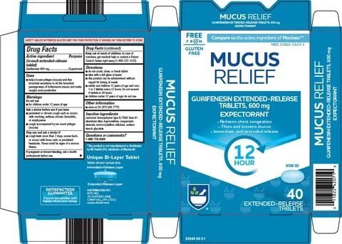 mucus relief 포장