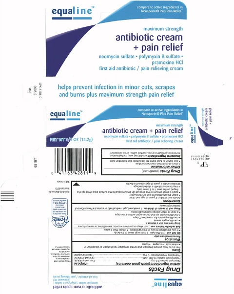equaline antibiotic plus pain relief packaging