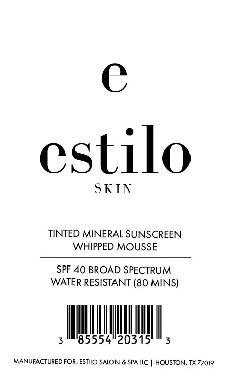 Tined Mineral Sunscreen Whipped Mousse packaging