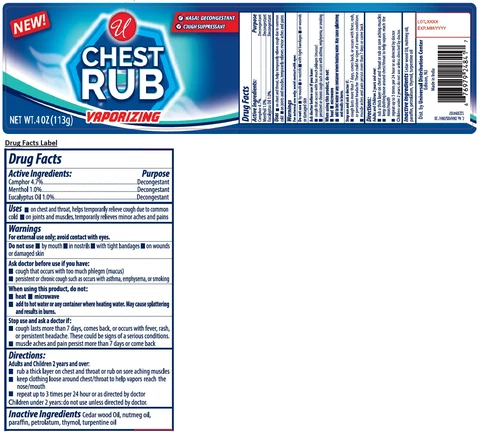 Vaporizing Chest Rub 포장