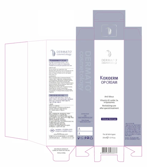 K Oxiderm OP Post Procedure skin care bruise 포장