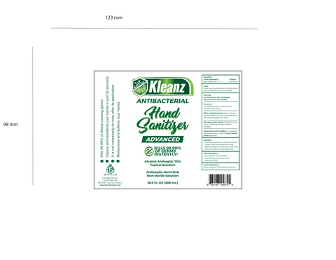 Hand Sanitizer packaging