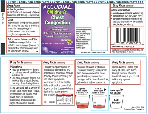 Chest Congestion packaging
