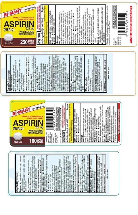 Aspirin 포장