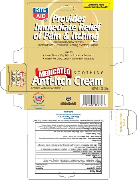Rite Aid Soothing Medicated Anit-Itch packaging