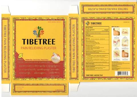Tibetree Pain Relieveing Plaster packaging