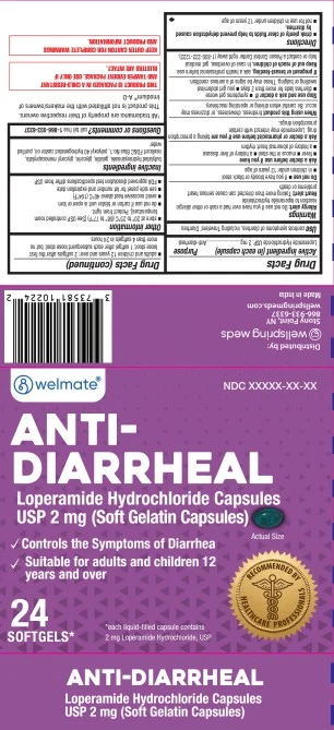 LOPERAMIDE HYDROCHLORIDE packaging