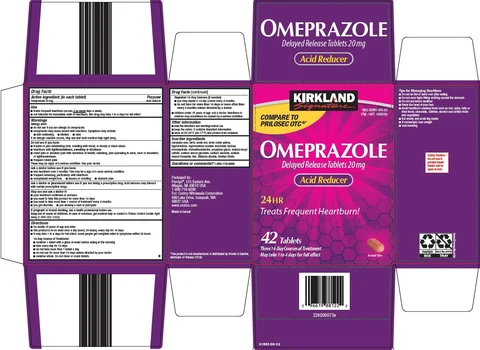 kirkland signature omeprazole 포장