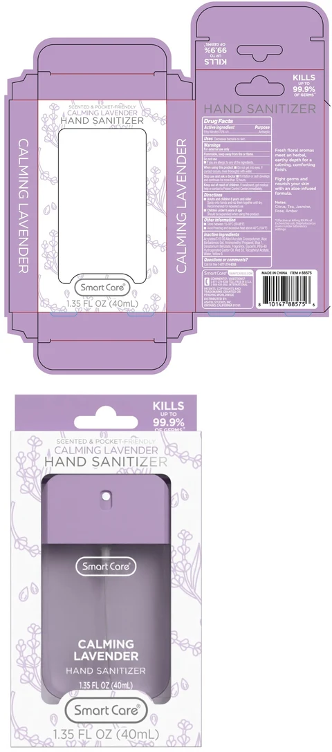 Smart Care CALMING LAVENDER HAND SANITIZER 포장