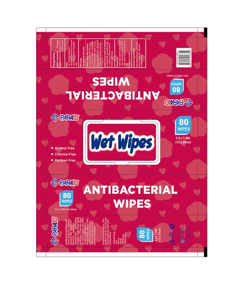 ANTIBACTERIAL WIPES 포장