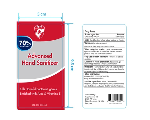 Heys Hand Sanitizer 포장