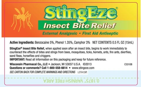 StingEzeInsect Bite Relief packaging