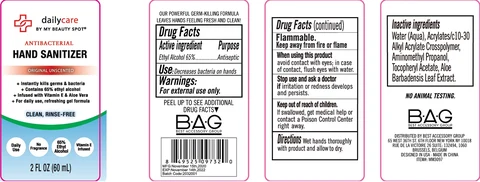 Dailycare Antibacterial Hand Sanitizer Original Unscented 포장
