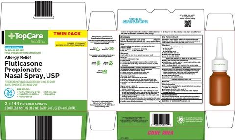topcare fluticasone propionate nasal 포장