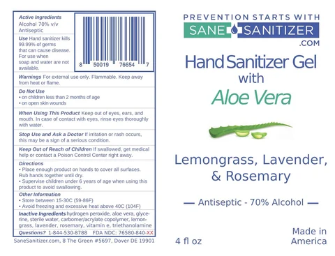 Sane Sanitizer 포장