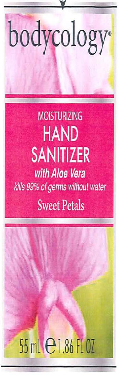 BodycologyMoisturizing Hand Sanitizer Sweet Petals 포장