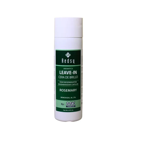 aromatica hair leave in romero con minoxidil packaging