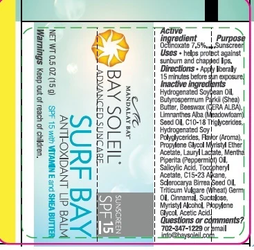 Surf Bay Lip Balm 포장