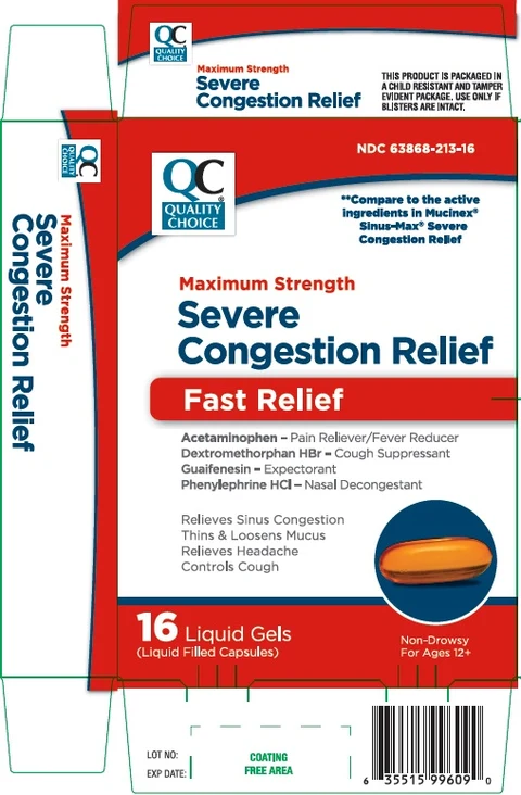 Severe sinus Congestion Relief 포장