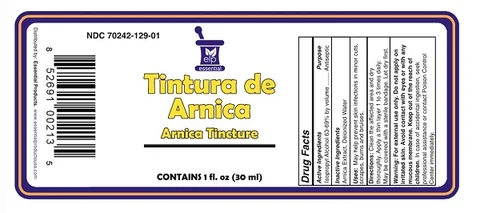 Tintura de Arnica packaging