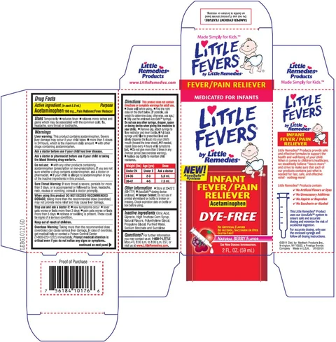 Little Fevers Infant Berry Fever/Pain Reliever packaging