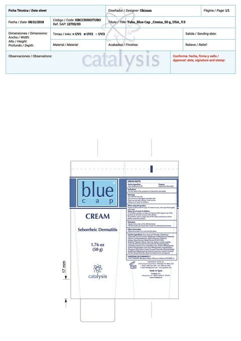 Blue Cap Cream 포장