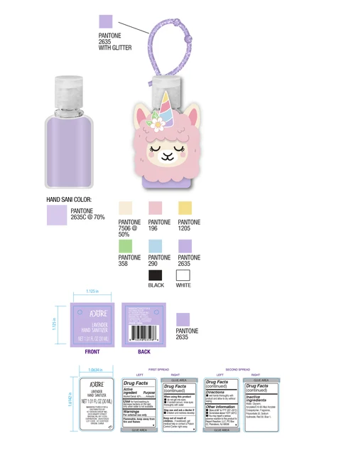 ACORE Lavender Hand SanitizerGirls 포장
