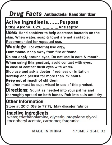 Antibacterial Hand Sanitizer 포장