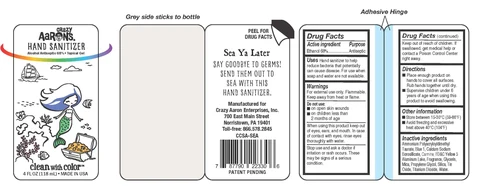 Crazy Aarons Hand Sanitizer 68% Alcohol 포장