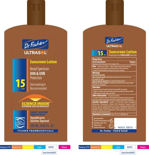 UltrasolSunscreenSunscreen Lotion SPF 15 포장