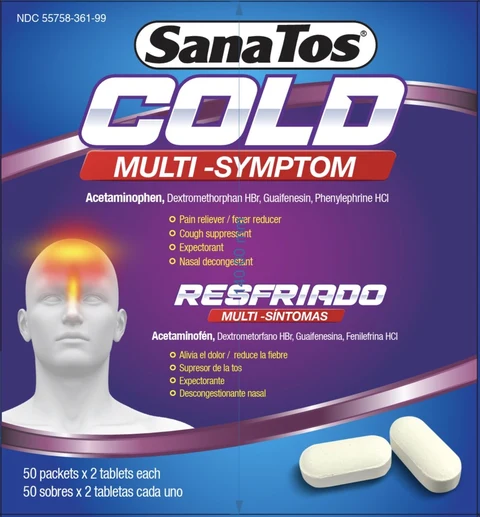 SanaTos Multi Symptom 포장