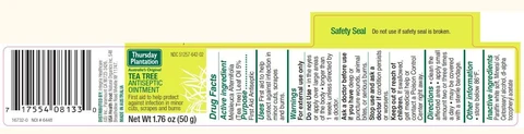 Tea Tree Antiseptic packaging
